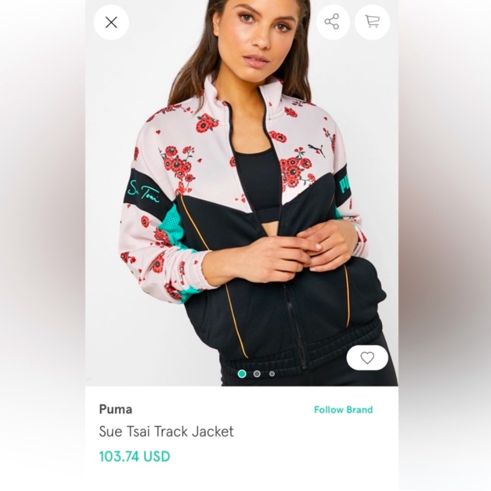 PUMA x SUE TSAI track jacket Size Small